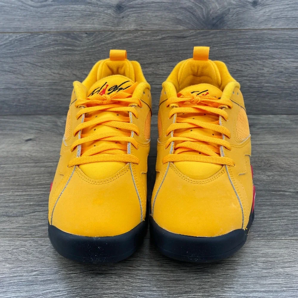 Jordan MVP 678 Basketball Shoes Mens Size 9 Taxi Yellow Red Black IO7437-705